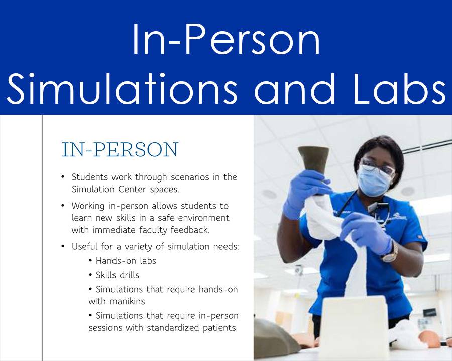 In-Person Simulations and Labs